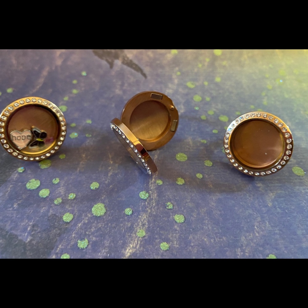 BN Southhill Designs Rosegold Locket Rings